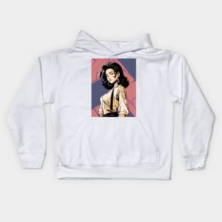 Beautiful Asian Anime Kids Hoodie